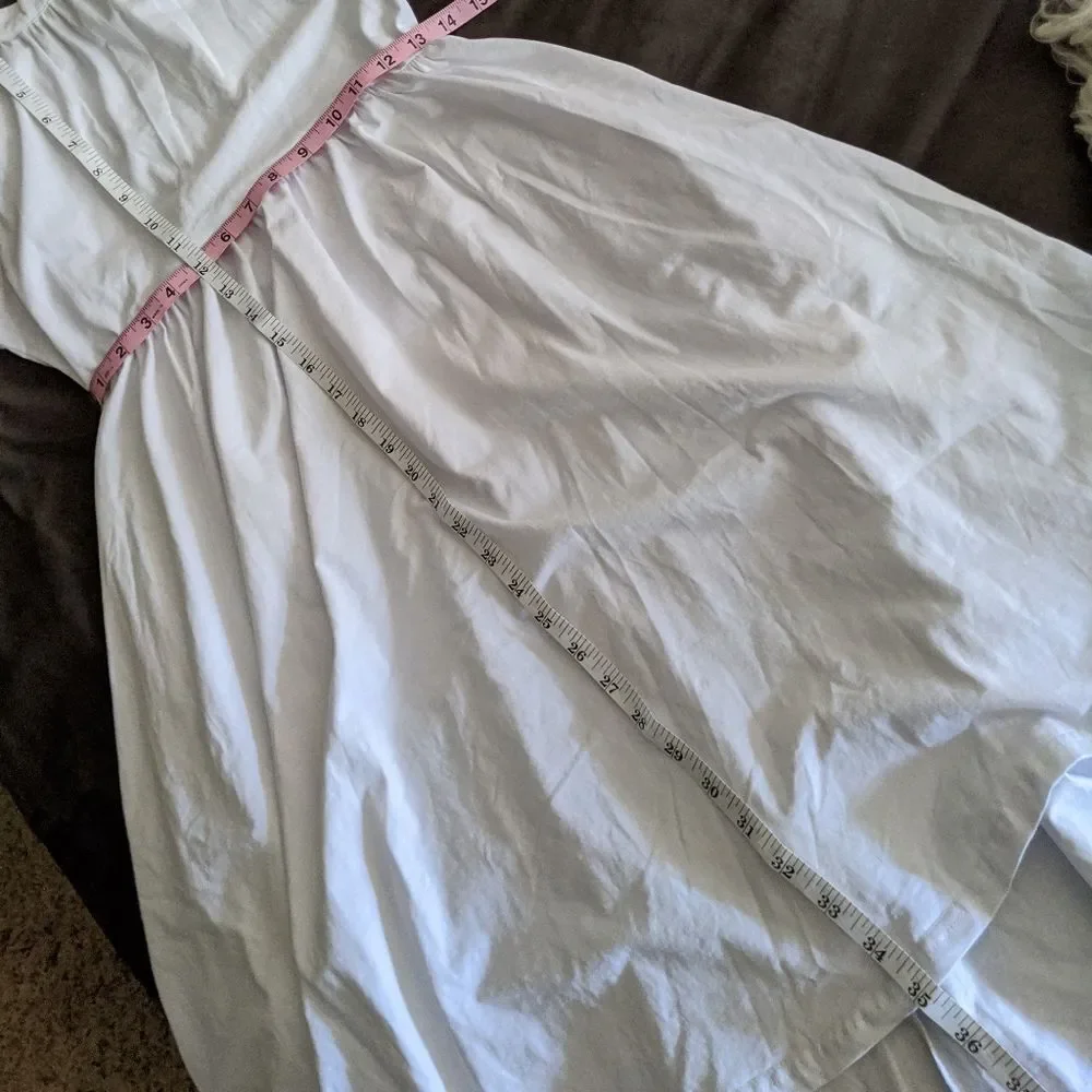 NWOT 3 for $20! White Cotton Halter Empire Dress
